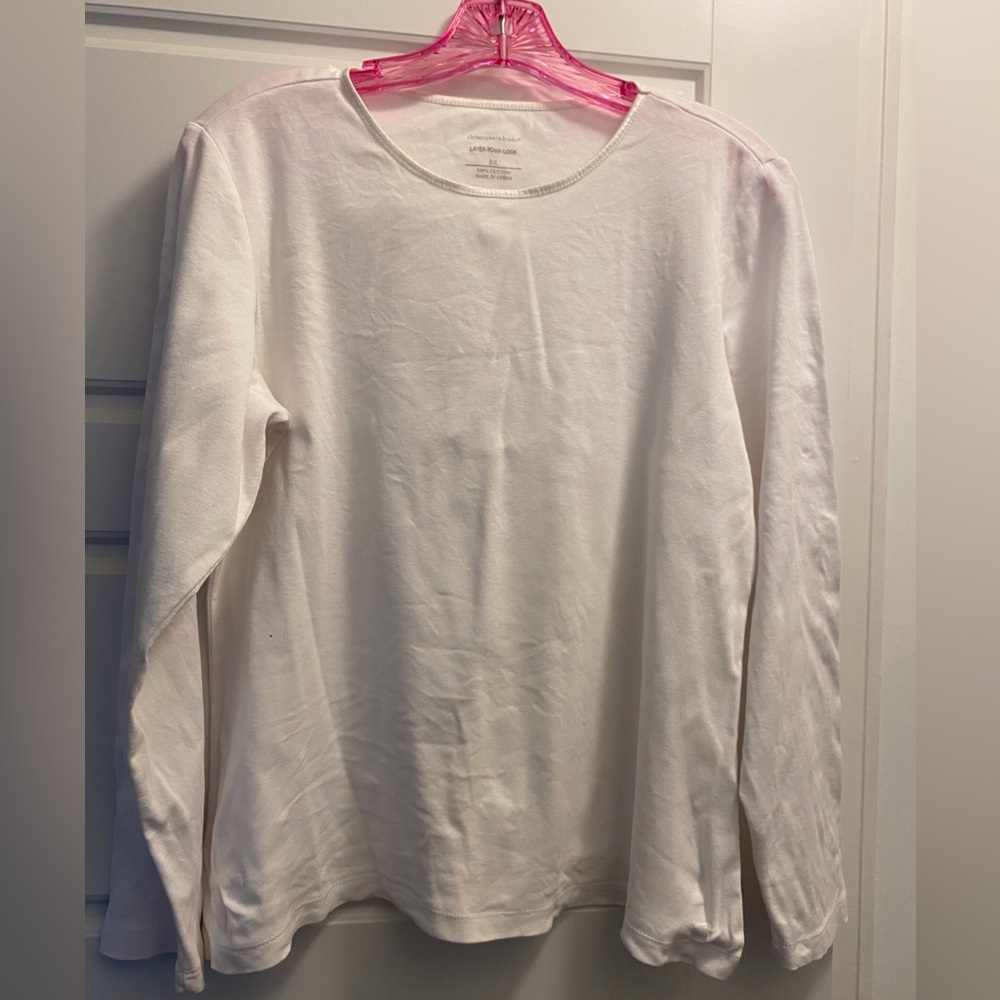 Christopher & Banks crew neck t-shirt, size PL
